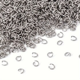 Resim 1000 adet 304 Paslanmaz Çelik Açık Atma Halkaları 5~10x0.7~1.4mm, Takı Yapımı için Atma Halkaları, Takı Yapımı Malzemeleri, El Sanatları Malzemeleri, Parlatılmış Bitiş, Dayanıklı Yapı, El Sanatları Malzemeleri, DIY El Sanatçıları 