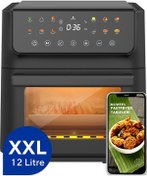 Resim Kumtel HAF-10 XXL 12 LT Fastfryer Yağsız Fritöz Airfryer 