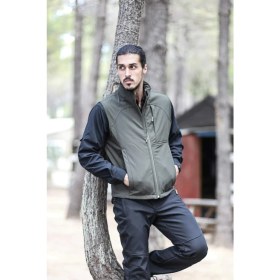 Resim Softshell Yelek Erkek Rüzgar Geçirmez Su Itici Nefes Alabilir FY82 Fiyort Kenai Outdoor 