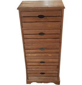 Resim Modern Ahşap Sebzelik 