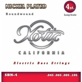 Resim Xotic SBN-4 Nickel Plated Bas Gitar Teli (45-105) 