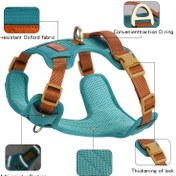 Resim 1 adet Yansıtıcı Dayanıklı Köpek Tasma, Ayarlanabilir Askılar, Yumuşak Solunabilir Mesh Kumaş, Konforlu Tutamak, Yalnızca El Yıkama - Polyester Pet Yelek Güvenlik ve Konfor için 