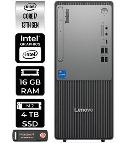 Resim LENOVO ThinkCentre Neo 50T G5 i7 13700 16GB 4TB SSD W11P Masaüstü Bilgisayar & PER4 USB Bellek 