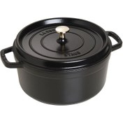 Resim Staub B Döküm Tencere Yuvarlak 26 cm Siyah 