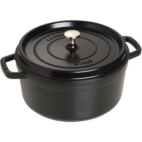 Resim Staub B Döküm Tencere Yuvarlak 26 cm Siyah 