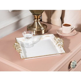 Resim Madame Coco Barroco Tepsi Küçük Barroco26x22x3cm-soft Ekru 