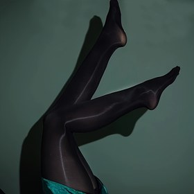 Resim Çift Siyah Plus Beden Kadın Balık Ağı Çorap, Seksi Yüksek Bel Kalınlaştırılmış Şık ve Çok Yönlü Tayt 