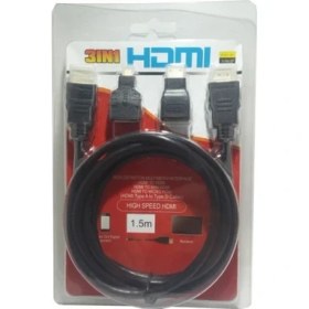 Resim Electroon 3İn1 Hdmı Micro Mini Kablo Set 1.5 Metre 