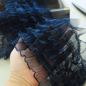 Resim Elbiseler ve Elbiseler için 5 Katmanlı Tül Dantel Kenar Fırfır Etek Kendin Yap El Sanatı Malzemesi - Siyah, Beyaz, Kahverengi, Bordo - Dikiş Kumaş Aksesuarları 