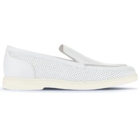 Resim Bueno Shoes Beyaz Flotter Deri Erkek Loafer 01MA8200 