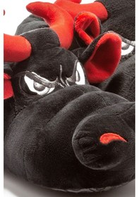 Resim Twigy Boğa Kadın,Garson Boy Hayvanlı Panduf Siyah 36/41 AA0610 Siyah 