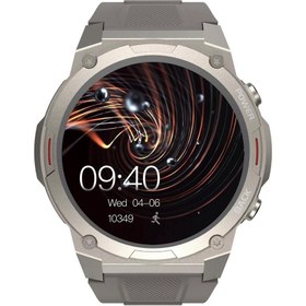 Resim HiFuture FutureGo Mix2 IP68 Su Geçirmez Nabız Spor Sağlık Sp02 Kan Oksijeni Takibi Arama Özellikli iOS & Android Amoled Ekran 36mm Akıllı Saat Gün Solace Gri 