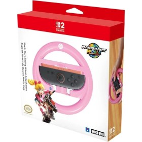 Resim Hori Nintendo Switch 2 Mario Kart Racing Direksiyon Lisanslı (Peach) 