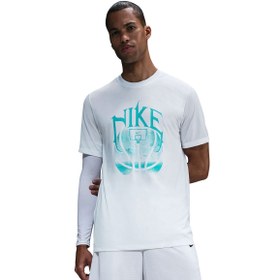 Resim Oc 2 Dri-Fit Erkek Beyaz Basketbol T-Shirt HJ3474-100 