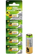 Resim Gp 23a 12 Volt Kalın Alarm Pili 5li Paket -92186 