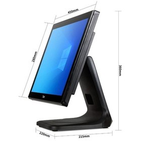 Resim Tıwox Tp-7610 18.5" I7 10.nesil 10710 128gb Nwme Ssd 8gb Ddr4 Ram 1366x768 Dokunmatik Pos Pc 