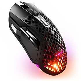 Resim SteelSeries Aerox 5 Wireless Ultra Hafif Kablosuz Siyah Oyuncu Mouse 
