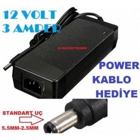 Resim Dvr Cihazı Elektrik Adaptörü Plastik Kasa 3 Amper 