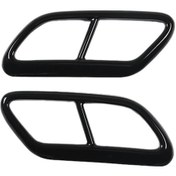 Resim Crackedice Volvo S90 V90 Araba Egzoz Dekoratif Kapağı Egzoz Borusu Kapağı 