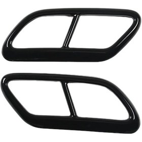 Resim Crackedice Volvo S90 V90 Araba Egzoz Dekoratif Kapağı Egzoz Borusu Kapağı 