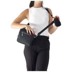 Resim Çapraz Çanta Kadın Silver Polo 1038-38069 Sılver Polo Çapraz Bayan Çantası M86 Siyah-mat Siyah Siyah-mat Siyah 