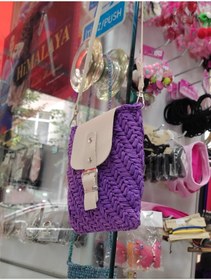 Resim Kevser nur tuhafiye El Örgüsü Telefon Çantası, Mini Bag 