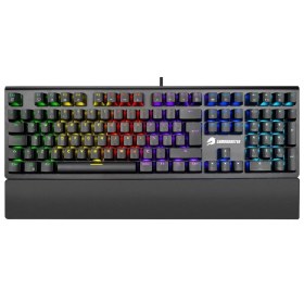 Resim Gamebooster G98 Spırıt Rgb Blue Optik Swıtch Su Geçirmez Mekanik Siyah Oyuncu Klavyesi 