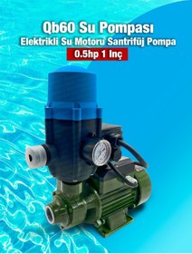 Resim MOONSHOP Paket Hidrofor Otomatik Sistem Su Pompası 5 Yıl Garantili Qb60 Ve Hidrofor 2 Yıl Garantili 