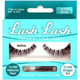 Resim Lush Lash %100 Doğal Kıl Takma Kirpik K:LU-618 
