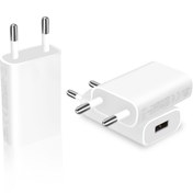 Resim 3 adet 1A Avrupa mini taşınabilir güç adaptörü duvar şarj cihazı, HTC ve diğer Android telefonlar için uygun 