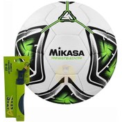Resim MIKASA Regatador No 5 Futbol Topu Yeşil + FTP-10 Pompa Yeşil 