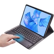 Resim Microcase Huawei Matepad Pro 11 2022 Uyumlu Bluetooth Klavye + Touchpad Standlı Kılıf - Bkk2 