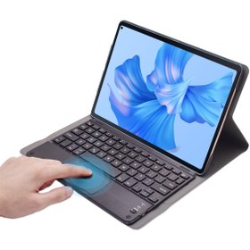 Resim Microcase Huawei Matepad Pro 11 2022 Uyumlu Bluetooth Klavye + Touchpad Standlı Kılıf - Bkk2 