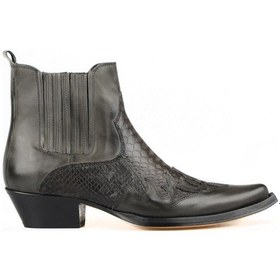 Resim Footcourt Gri Erkek Western Kovboy Bot 