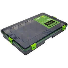 Resim Ranyeek Yeşil Büyük Boy Su Geçirmez Olta Takı Kutusunda Ayarlanabilir Tabaklar Ve Taşıma Kolu 