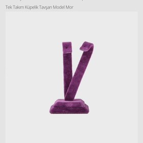 Resim Lüks Tavşan Küpe Standı Ahşap - tr 