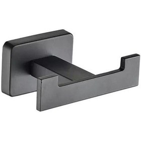 Resim Fause Bornoz Askılık Line Siyah 