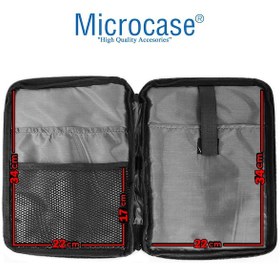 Resim Microcase Samsung Uyumlu S11 11 İnch Tablet İçin Türkçe Bluetooth Klavye+mouse+tablet Standı-siyah Al8126 Omuz Çantası 