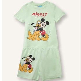 Resim Defacto Dısney Mıckey & Mınnıe 2li Pijama Takımı Erkek Bebek H4029a526hsgn1163 Yeşil-gn1163 
