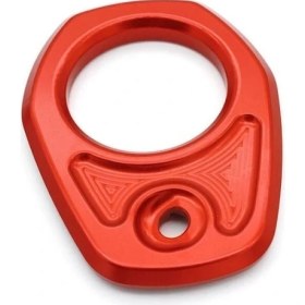 Resim Yamaha Xmax Ironmax Techmax 250-300 2018-2025 Egzoz Ucu Cnc Aksesuar Kapak Kırmızı 