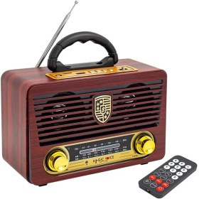 Resim Renkli Çok Fonksiyonlu Kablosuz Retro Radyo Usb/sd/fm Ses Cihazı 