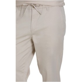 Resim Hatemoğlu Bej Regular Fit Yandan Cep Pamuklu Jogger Pantolon 35284 Bej 