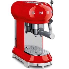 Resim Smeg Kırmızı Espresso Makinesi 