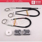 Resim VW Caddy MK3 2004-2015 İçin Ön Sağ Kapı Cam Kriko Tamir Seti 
