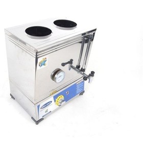 Resim Çay Kazanı Şamandralı 30 L Çift Demlikli Elektrikli Pleytsiz 