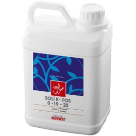 Resim Sıvı Potasyum Fosfor ÇözeLisi Gübre Soli K-Fos 0-19-20 (5 L) 