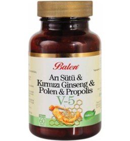 Resim Balen Arı Sütü V5 - Kırmızı Ginseng 60 Tablet 