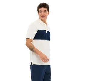 Resim Skechers M Colourblock Polo Erkek T-Shirt Beyaz 