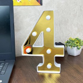 Resim Hediye Ofisi Büyük Boy LED Işıklı 3D Rakam Sayı Doğum Günü Kutlama Organizasyon Işıklı Sayı 