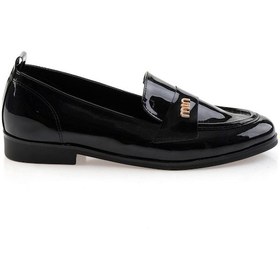 Resim Siyah Kadın Loafer Ayakkabı K01327023198 Siyah 